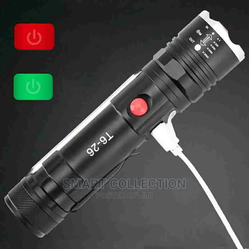 Working Light Zoom (In Out) Cob T6-26 USB Charge