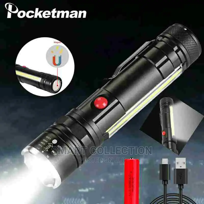Working Light Zoom (In Out) Cob T6-26 USB Charge