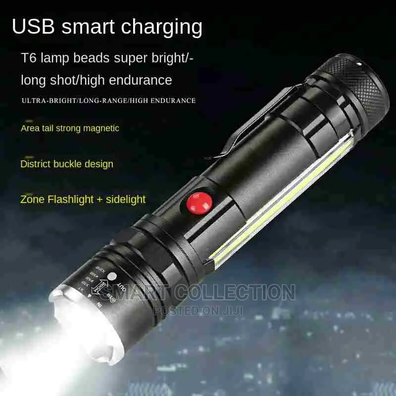 Working Light Zoom (In Out) Cob T6-26 USB Charge