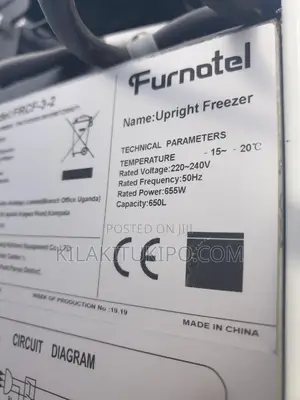 Furnotel Heavy Duty Upright Freezer