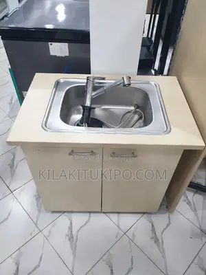 Wooden Steel Kitchen Sink Cabinet