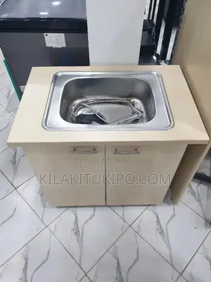 Wooden Steel Kitchen Sink Cabinet