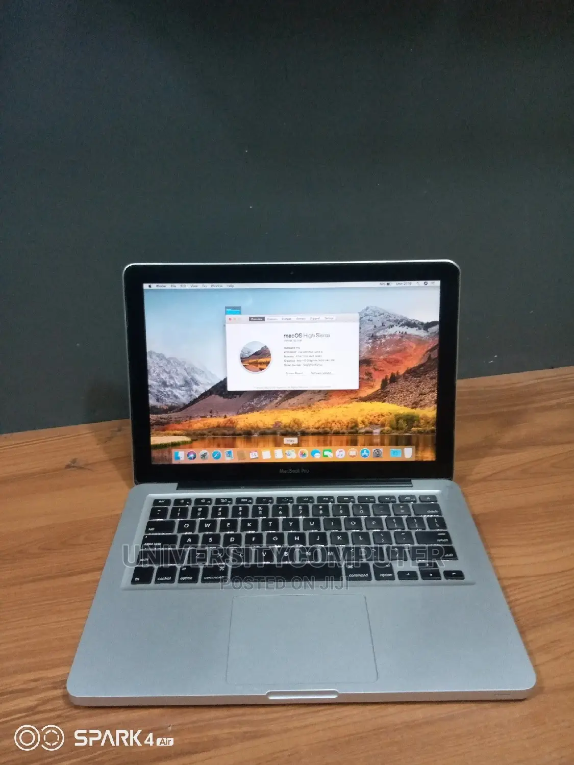 Laptop Apple MacBook Pro 2011 4GB Intel Core I5 HDD 500GB