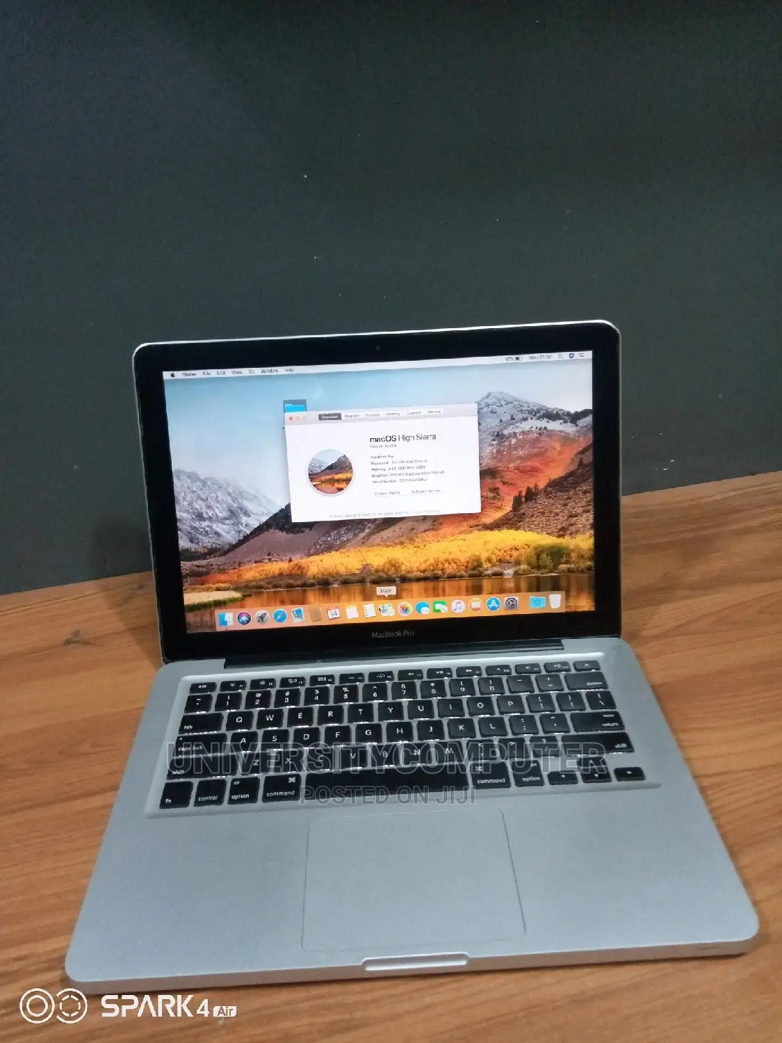 Laptop Apple MacBook Pro 2011 4GB Intel Core I5 HDD 500GB