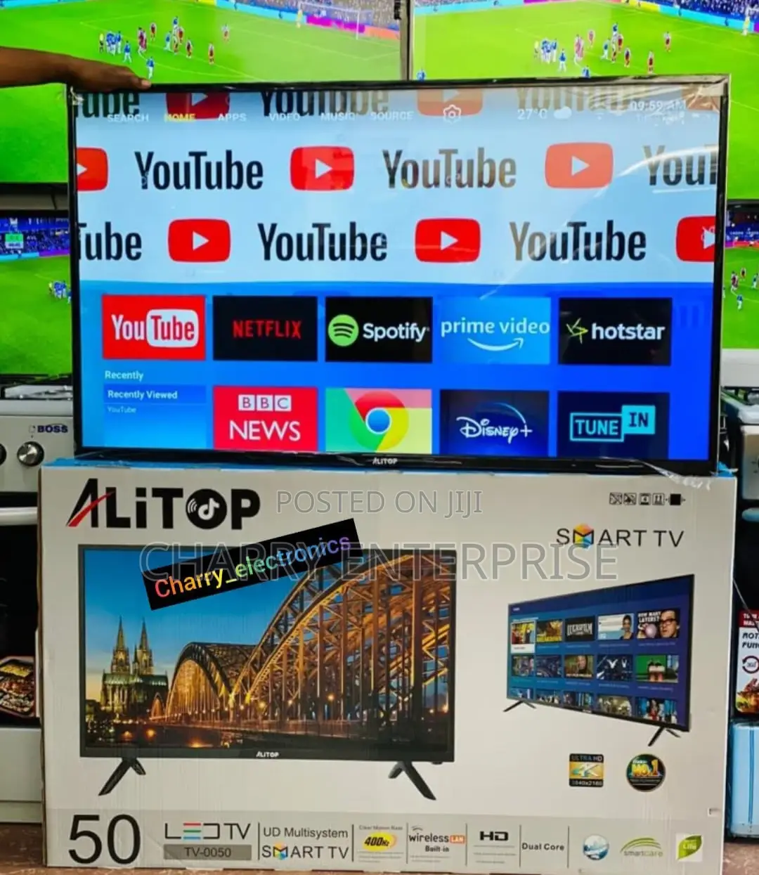 Alitop Tv 50 Inch SMART