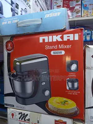 NIKAI Stand Mixer 600W 4.2 L Stainless Steel Bowl 