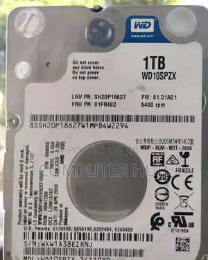 1TB Internal Laptop Hard Disk