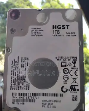 1TB Internal Laptop Hard Disk