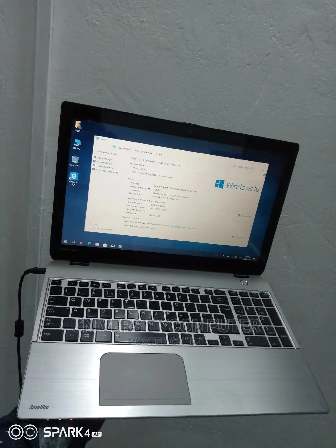 Laptop Toshiba Satellite U840 4GB Intel Core I5 HDD 1T