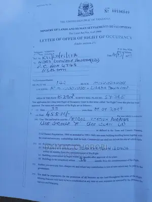 Eneo Lakujenga Sheri Na Yard Kibaha Linauzwa