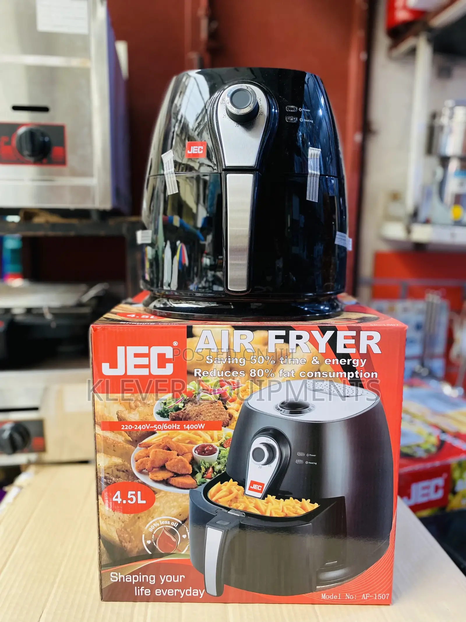 JEC 4.5L Manual Air Fryer