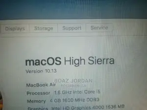 Laptop Apple MacBook Air 2012 4GB Intel Core I5 SSD 128GB