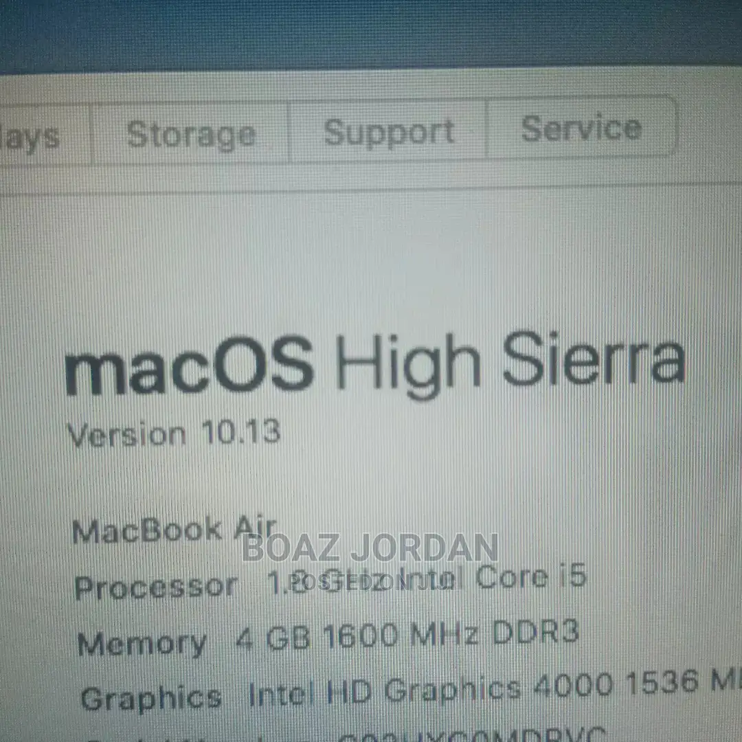 New Laptop Apple MacBook Air 2012 4GB Intel Core I5 SSD 128GB