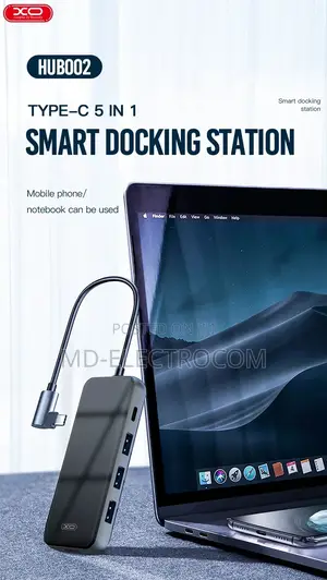 HUB002 5in1 HUB (TYPE-C to HDMI/USB3.0*3/Pd-charging )