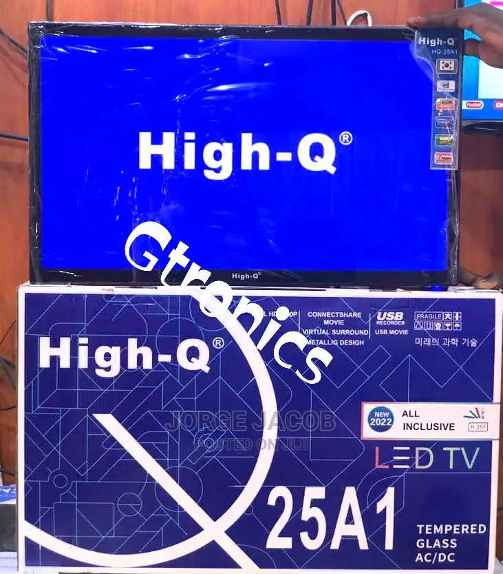 Q Flat Screen Tv 25"