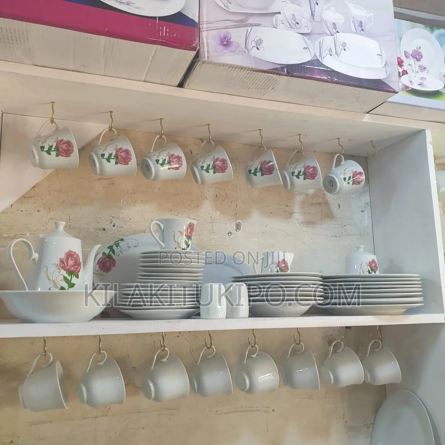 Dinner Set Round Squre 50pcs in 1 Set