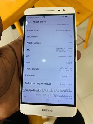 New Huawei Nova Plus 32 GB Rose Gold