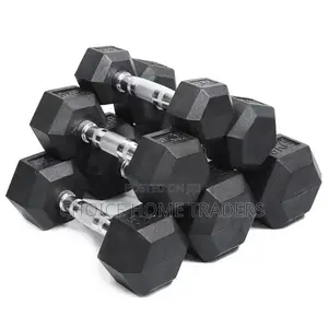 Hexagon Rubber Dumblel
