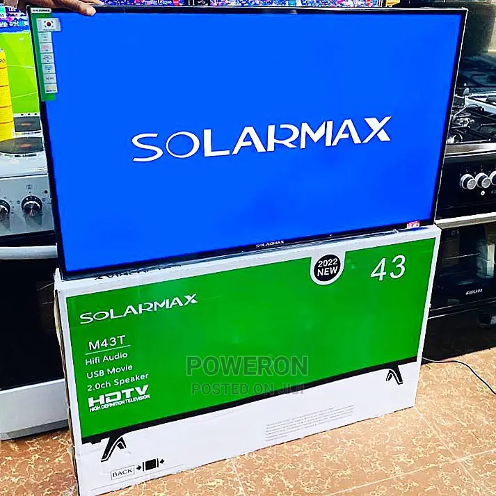 SOLARMAX 43” TV (Double Glass)
