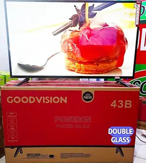 GOODVISION 43” Double Glass Tv