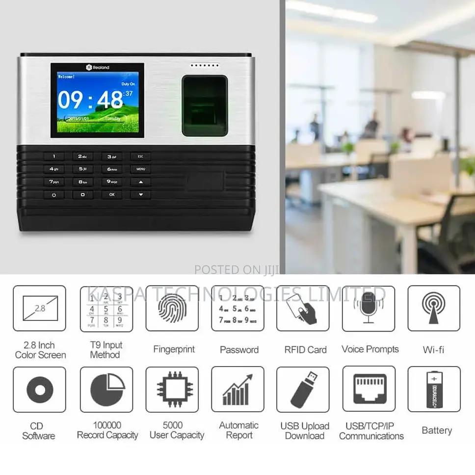 Fingerprint Time Attendance - Realand A-L355