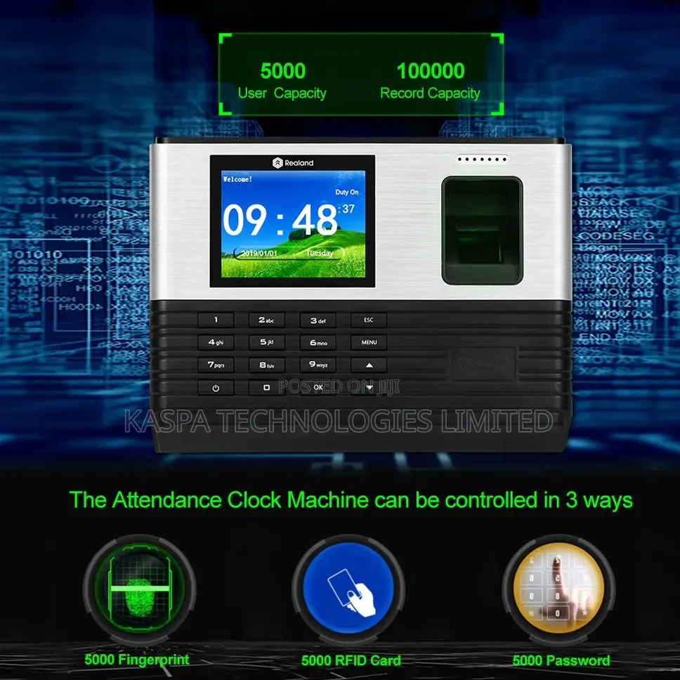 Fingerprint Time Attendance - Realand A-L355