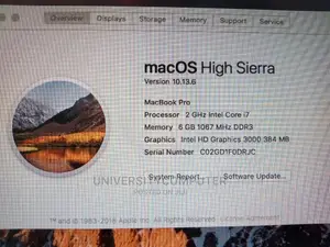 Laptop Apple MacBook Pro 2011 4GB Intel Core I7 HDD 500GB
