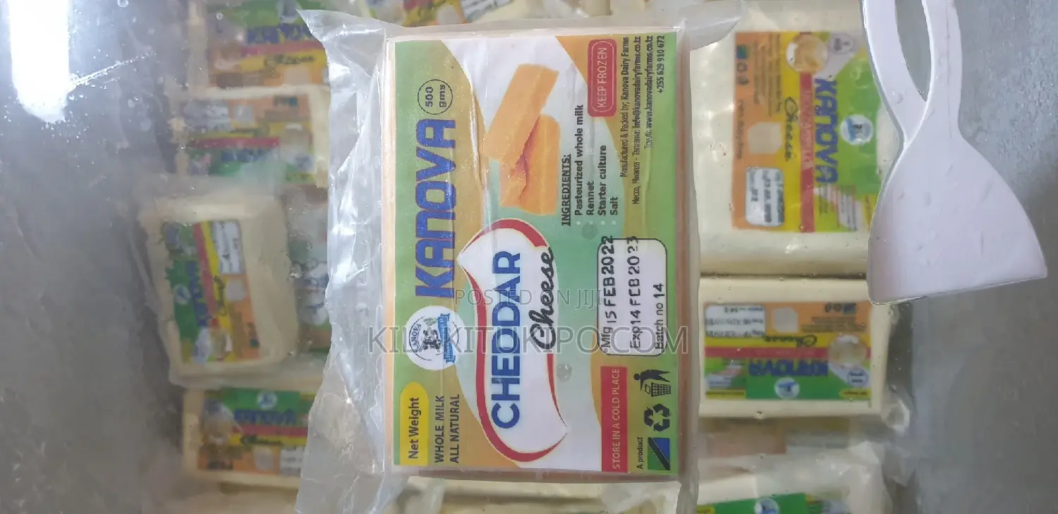 Cheese Cheddar Whole Milk All Natural 500G.