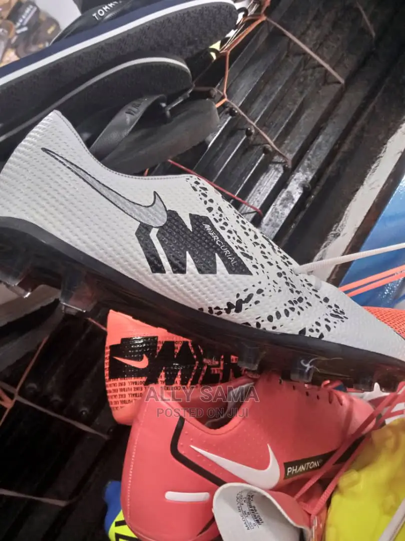 Football Boots Black White