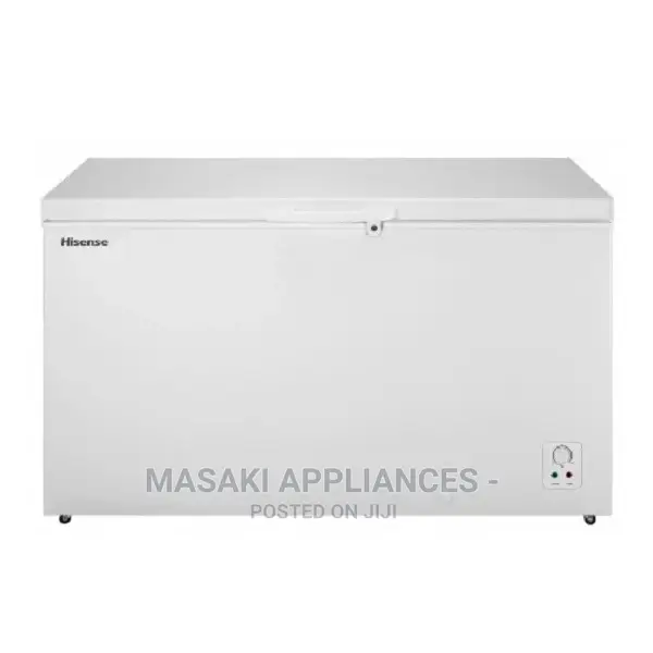 Offer New Mpya Hisense H550cf 420 Liter Chest Freezer White