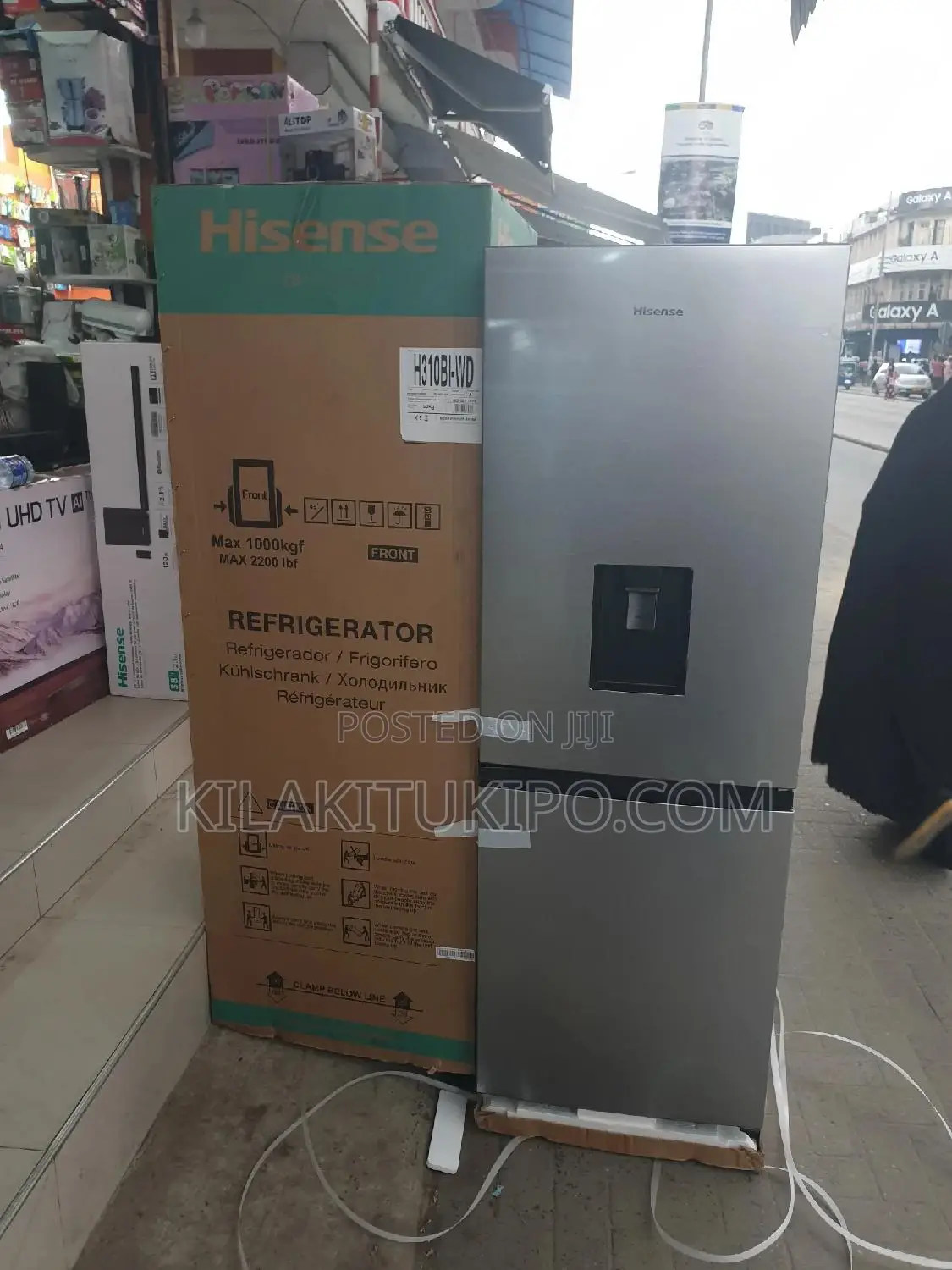 Hisense Refrigerator H310bi-Wd With Water Dispenser