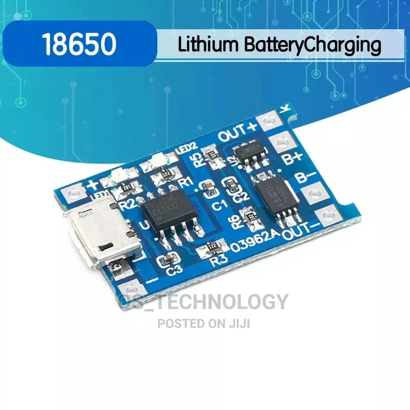 Full Protection Lithium Battery Charger Input Micro 5V