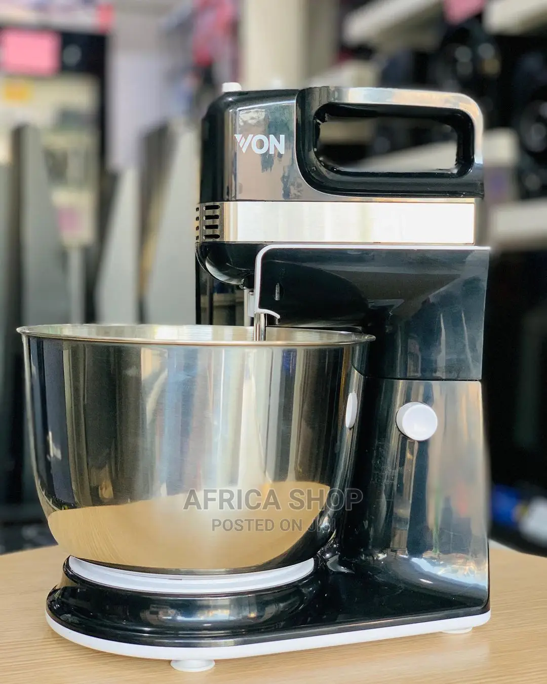 Von Stand Mixer 4litres Stainless Steel