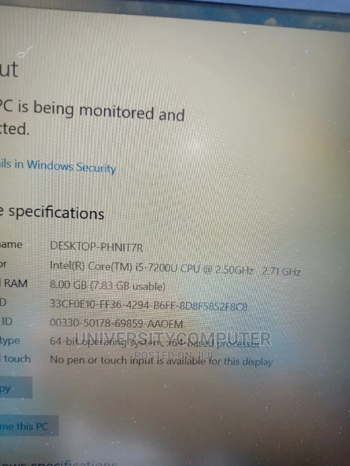 Laptop Lenovo ThinkPad T570 8GB Intel Core I5 SSD 256GB