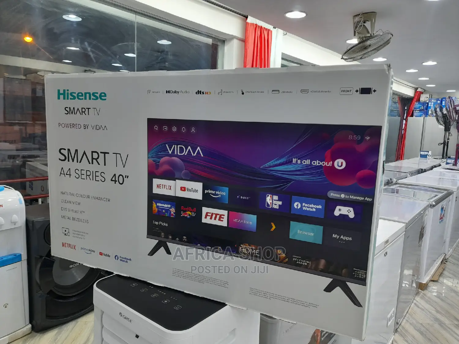 Hisense Smart Tv 40inch Frame Less Design