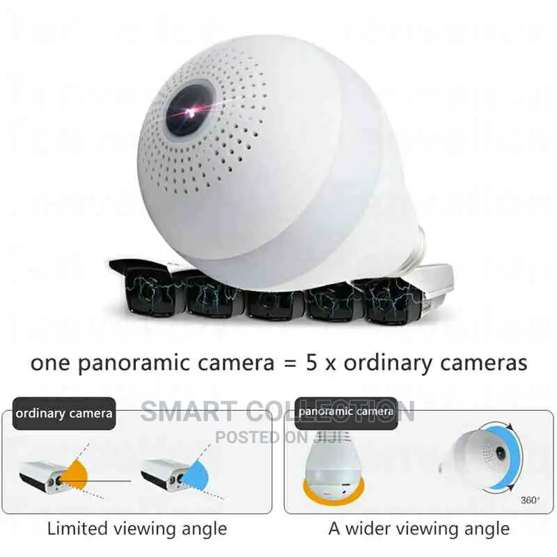 Panoramic V380 Bulb Camera