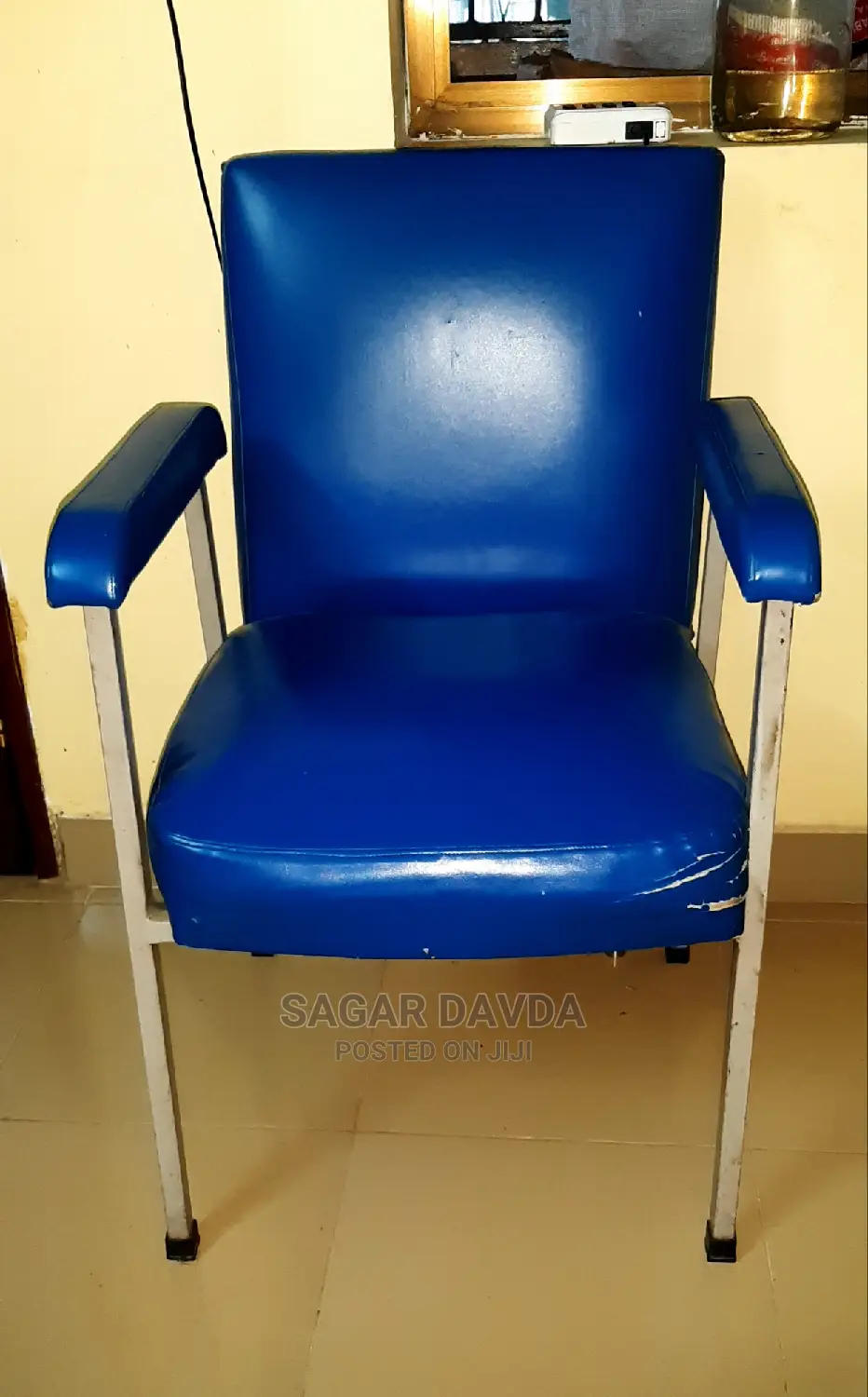 Leather Metal Chair