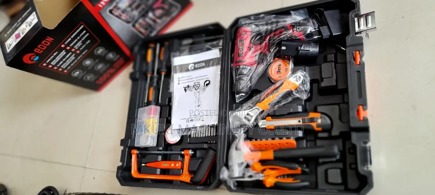 Toolbox Set + Drill Yakuchaji Volt 12