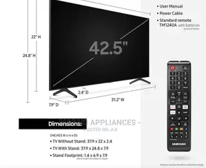 Samsung 43 Class TU7000 Crystal UHD 4K Smart TV