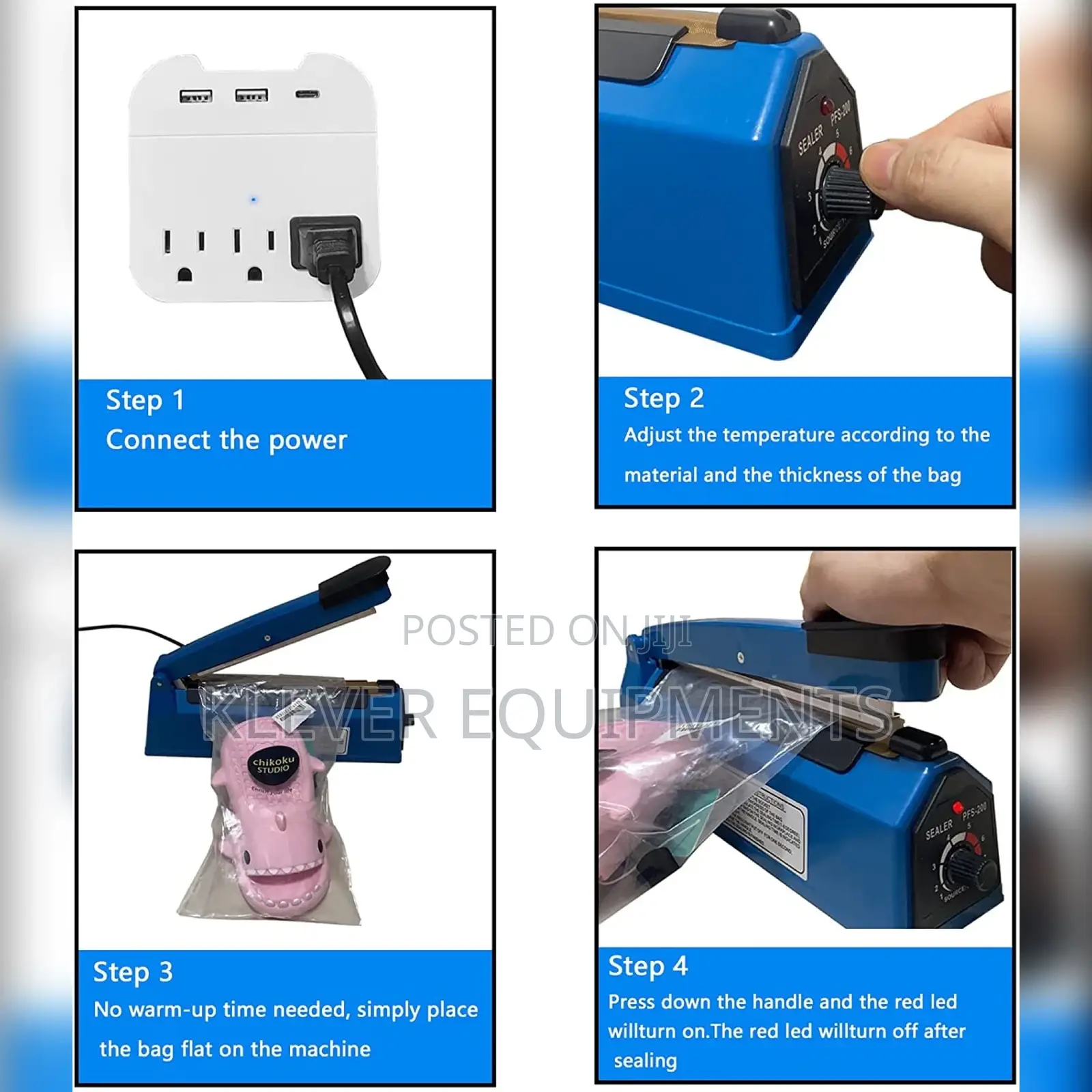 Electric Plastic Sealer 200mm