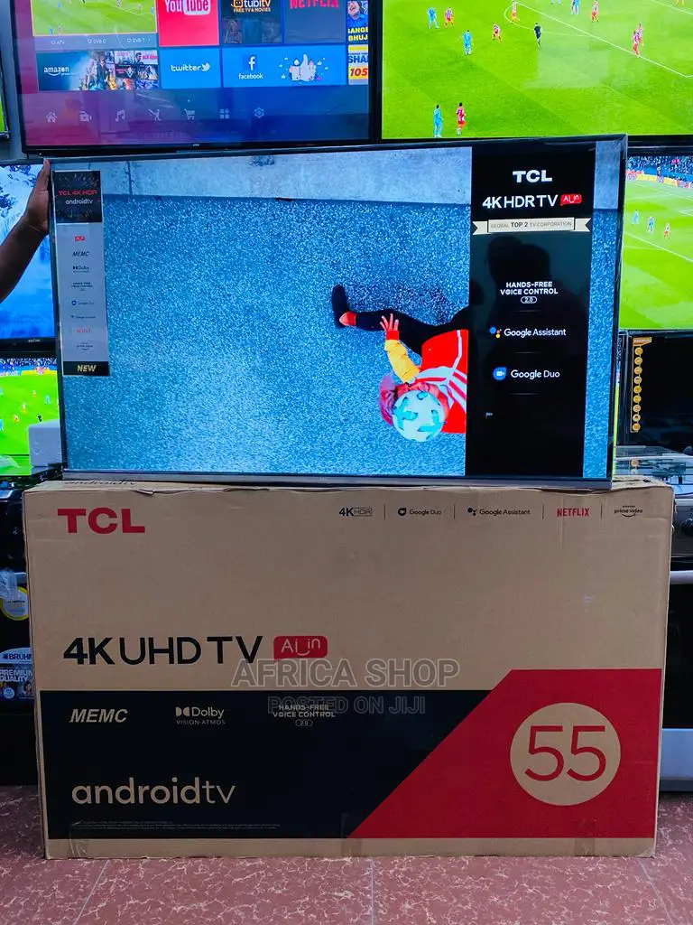 Tcl Smart Android Tv 4k Uhd Tv 55inch
