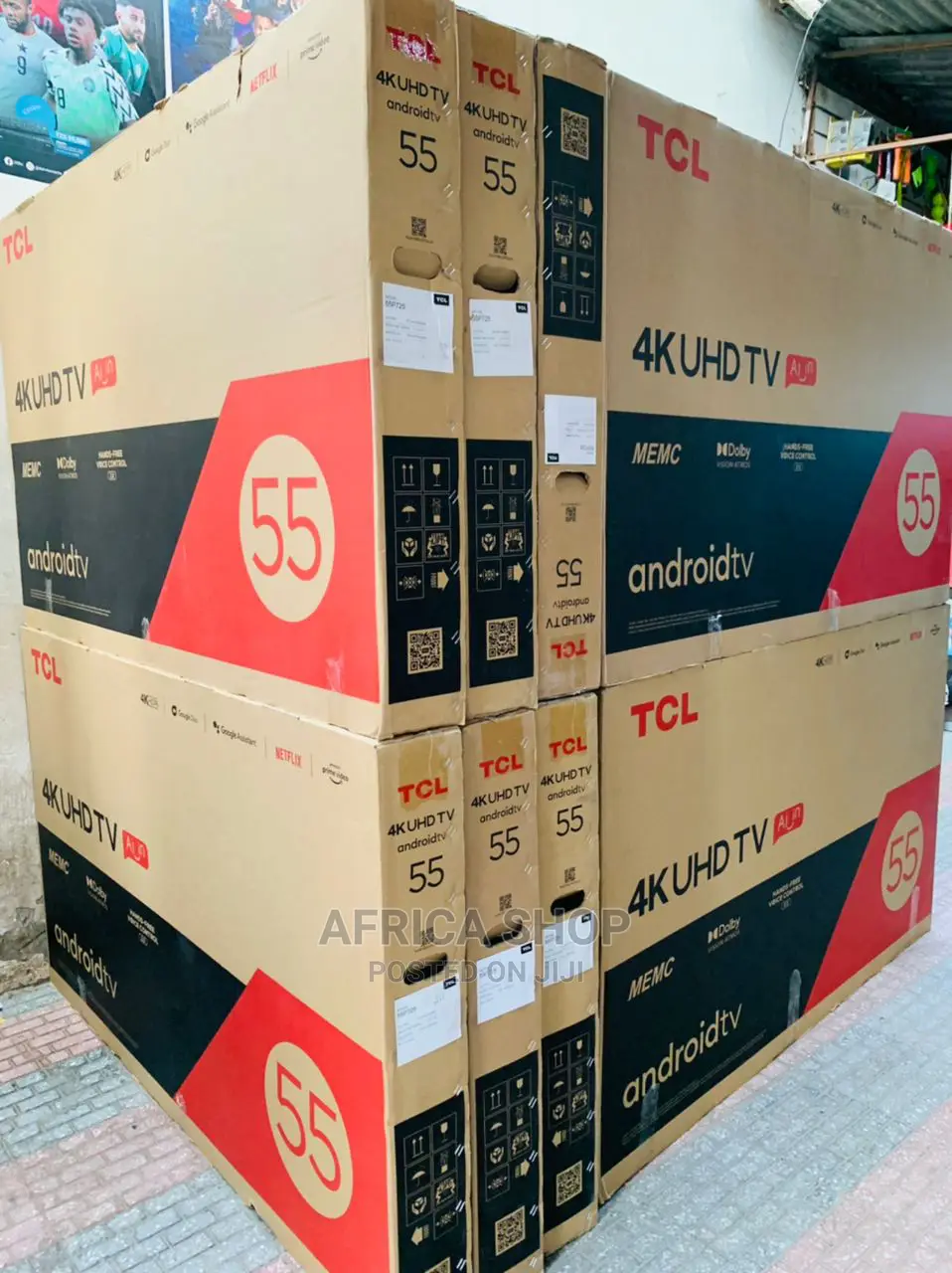 Tcl Smart Android Tv 4k Uhd Tv 55inch