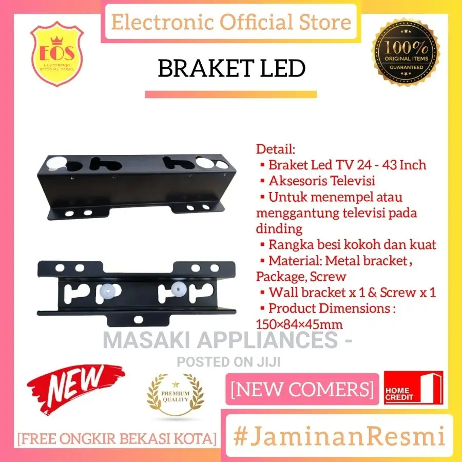 Hisense Wall Metal Bracket LG100301B for Tv