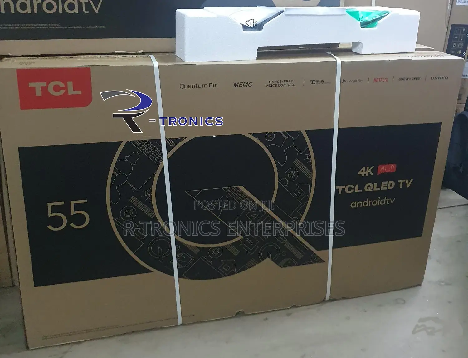 TCL 55 Inches Ultra HD Android Smart Qled TV (55C725)