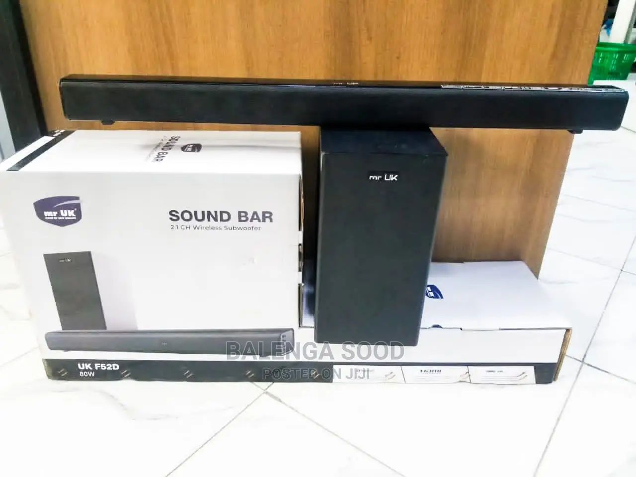 Mr UK Sound Bar Watts 120