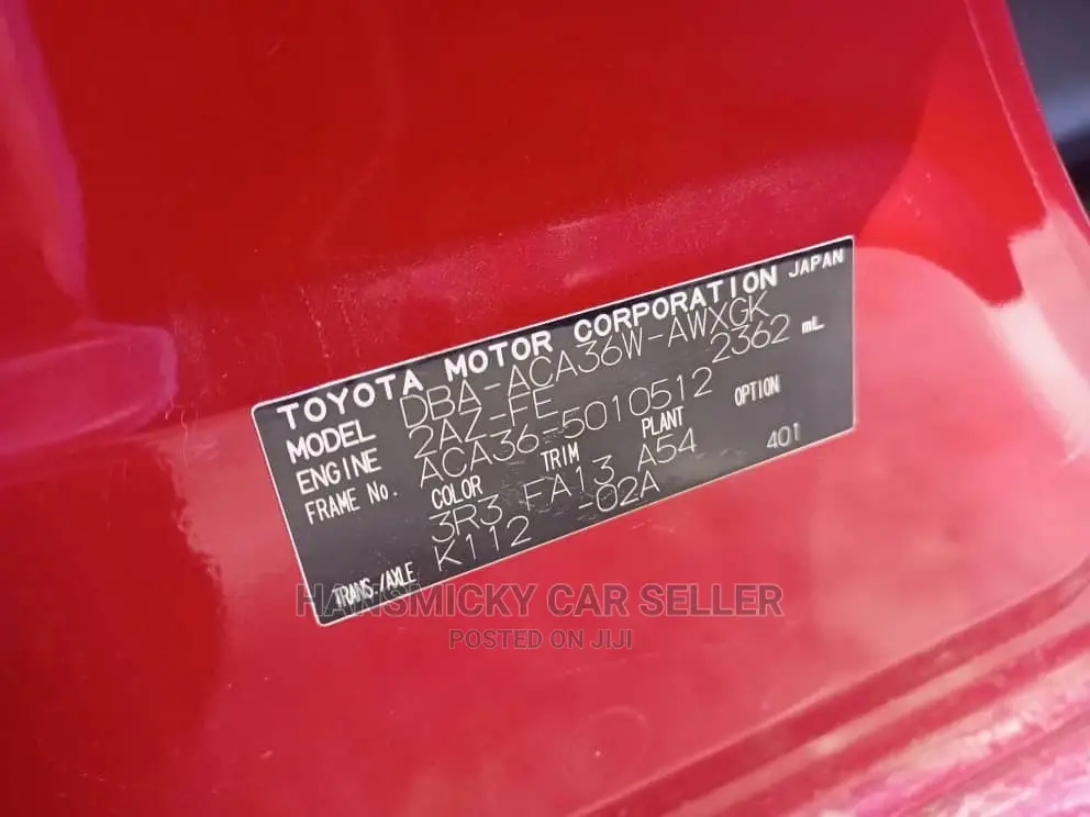 Toyota RAV4 2007 Red