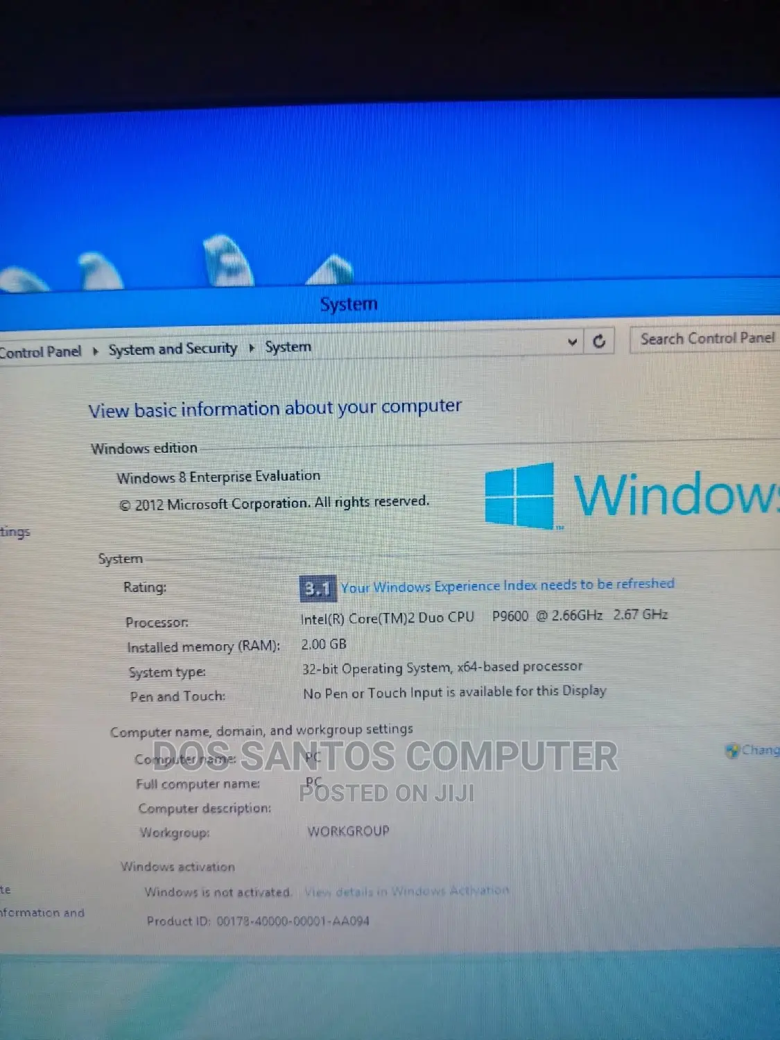 Laptop Dell Latitude E6400 2GB Intel Core 2 Quad HDD 250GB
