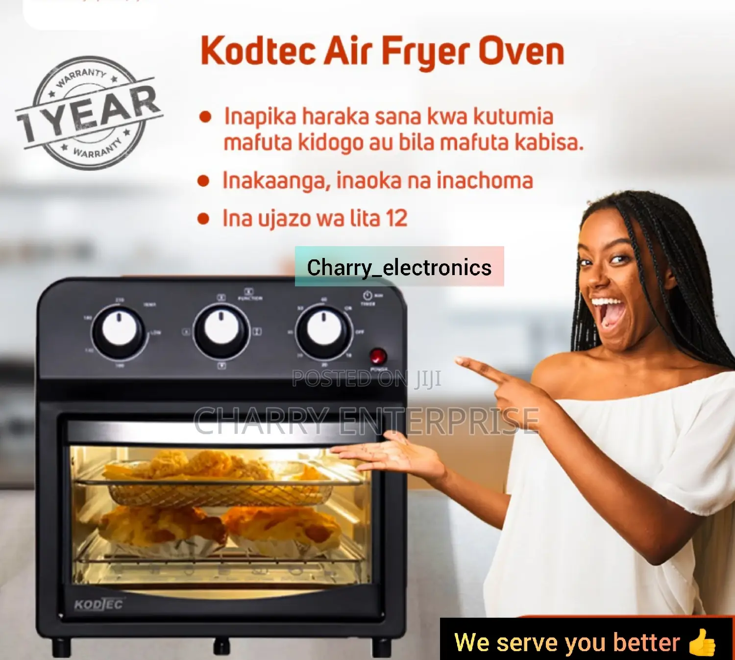 🪵Air Fryer Oven 12L Easy to Use and DURABLE