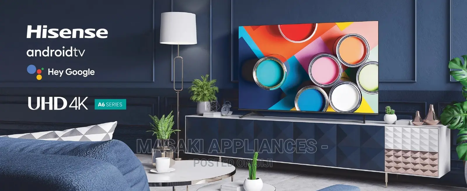 Hisense 50a6q 50-Inch Ultra Hd Android Smart Tv in Masaki