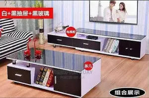 Coffee Table With Its Tv Show Case